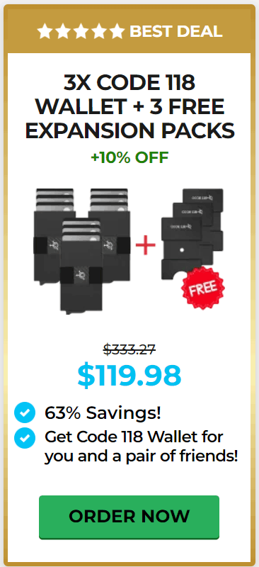 Code 118 Wallet 15